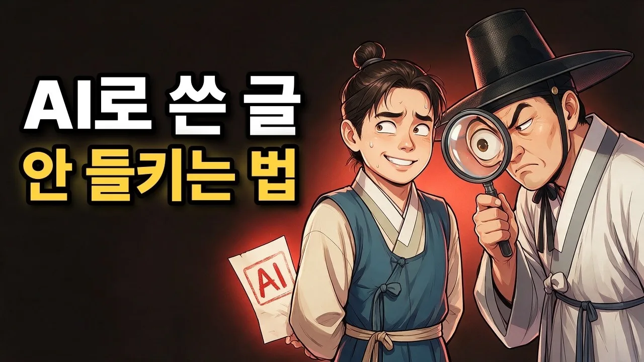AI 티 나는 글, 문장을 고칠 게 아니라 시키는 순서를 고쳐야 합니다 (무료 챗GPT 실습) 썸네일